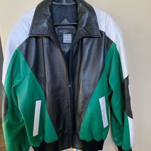 Men’s Michael Hoban, North Beach Leather, 8 Ball Leather Jacket.